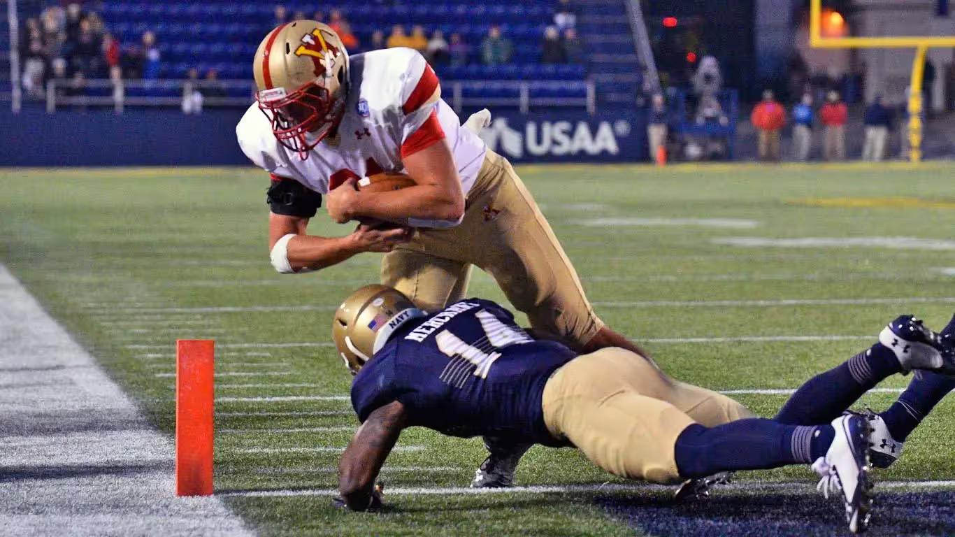 VMI Falls at Navy, 51-14 in 2014