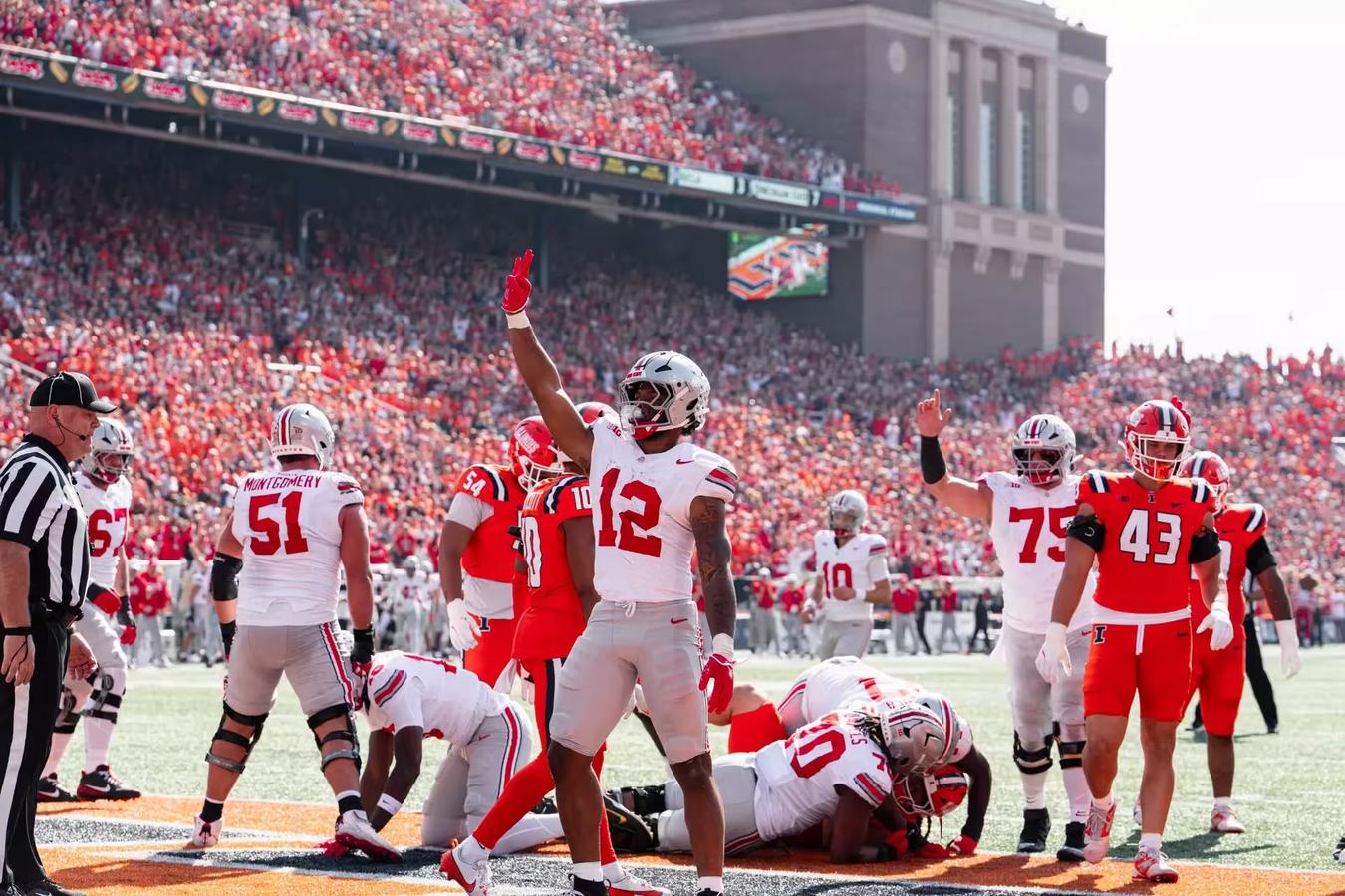 CJ Donaldson, Ohio State vs Illinois 10/11/2025