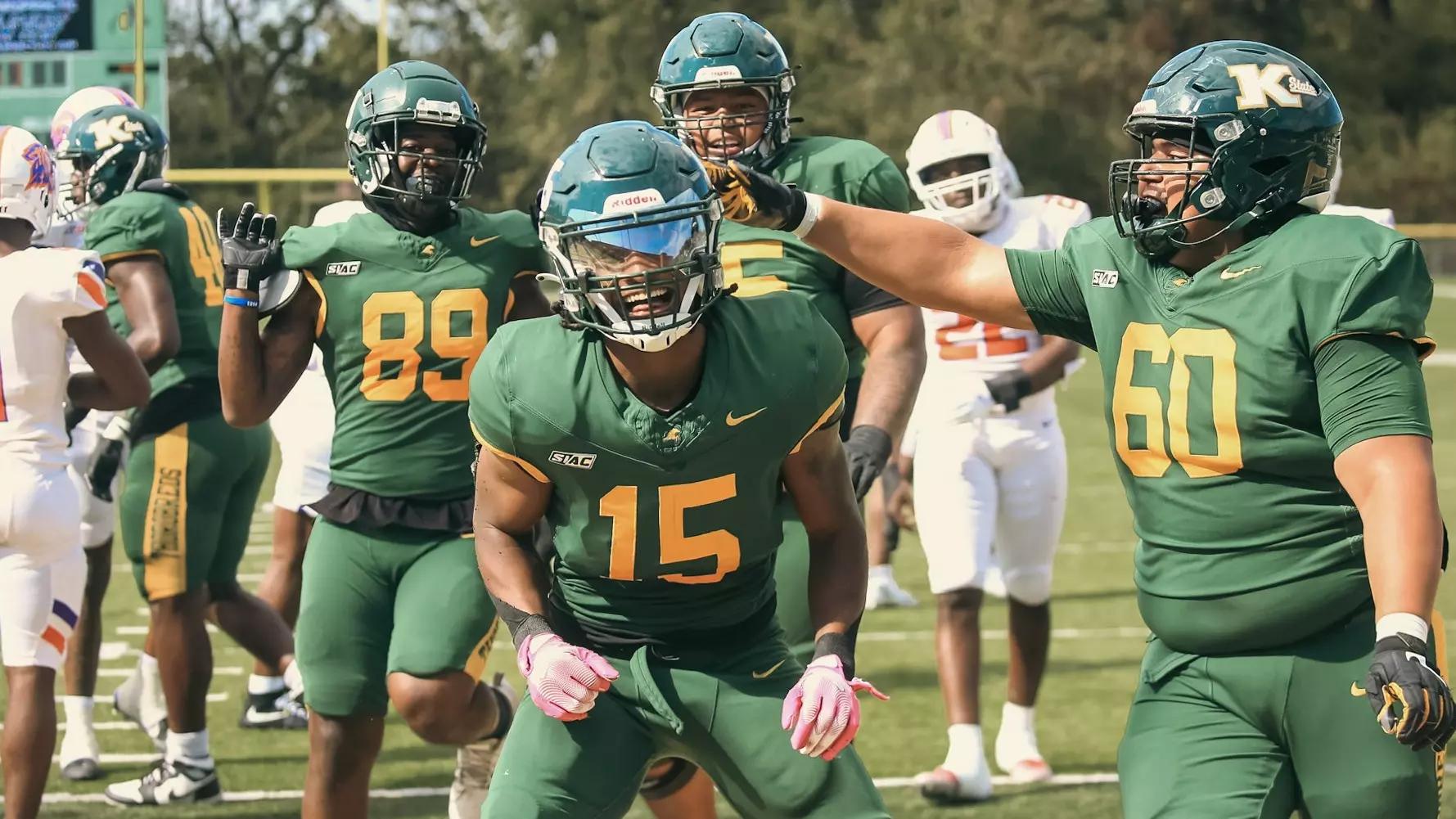 Kentucky State's game against Franklin Pierce last year moved from Puerto Rico to New Hampshire