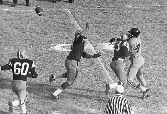 North Dakota State beat Eddie Robinson and Grambling 20-7 in the 1965 Pecan Bowl