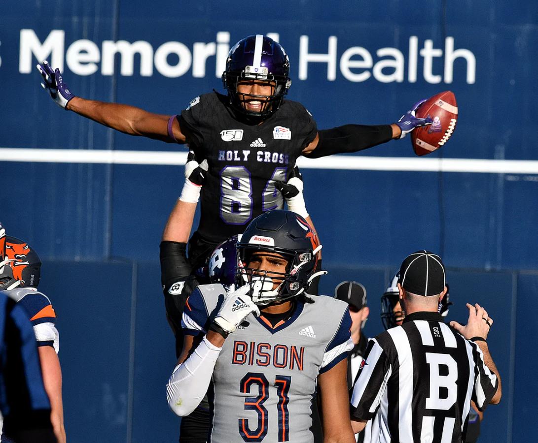 Holy Cross is 2-0 at Polar Park, home of the Worcester Red Sox