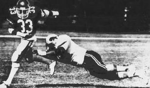 Action from Maine’s 1985 victory over Howard