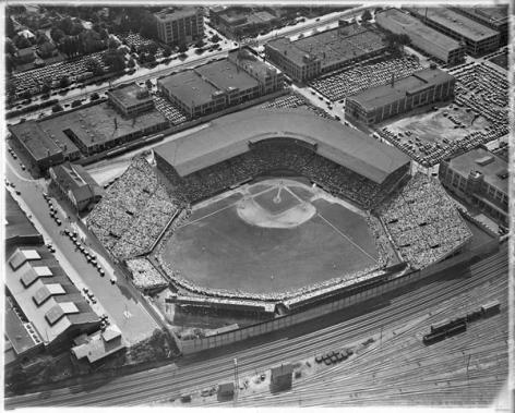 Braves Field in its original baseball configuration