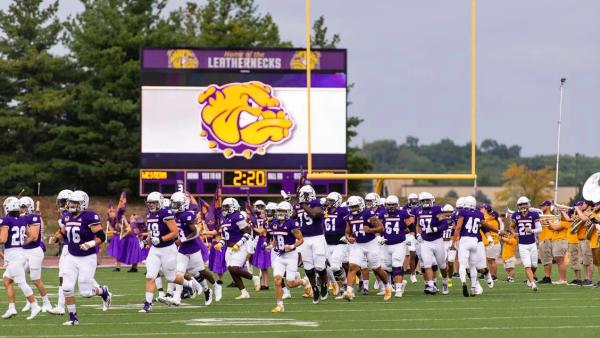 Western Illinois football team takes the field