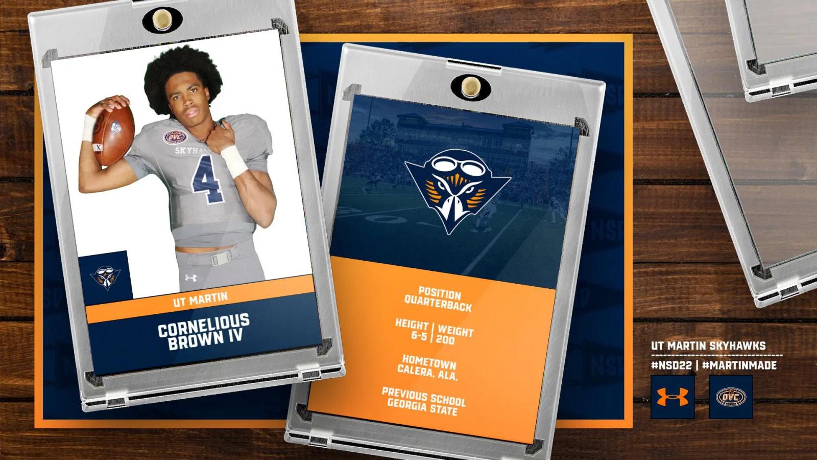 Former Georgia State QB Cornelious Brown IV transfers to UT Martin