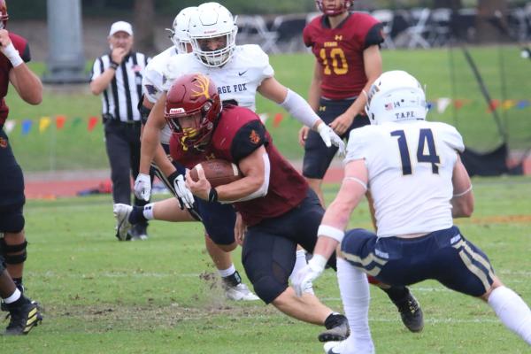 Claremon-Mudd-Scripts against George Fox football