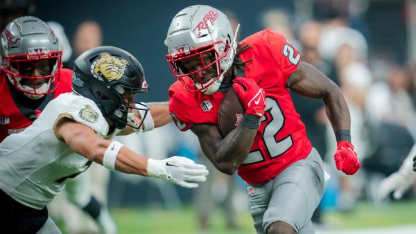 UNLV RB Jai'Den Thomas against Bryant