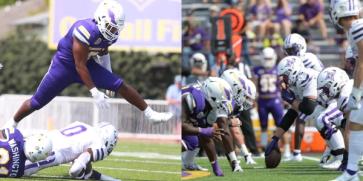 Photos captured during to 2021 game between Furman and Tennessee Tech