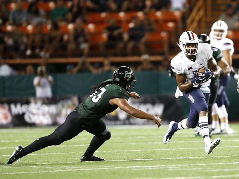 Duquesne visits Hawaii for the second time in four years in Saturday.