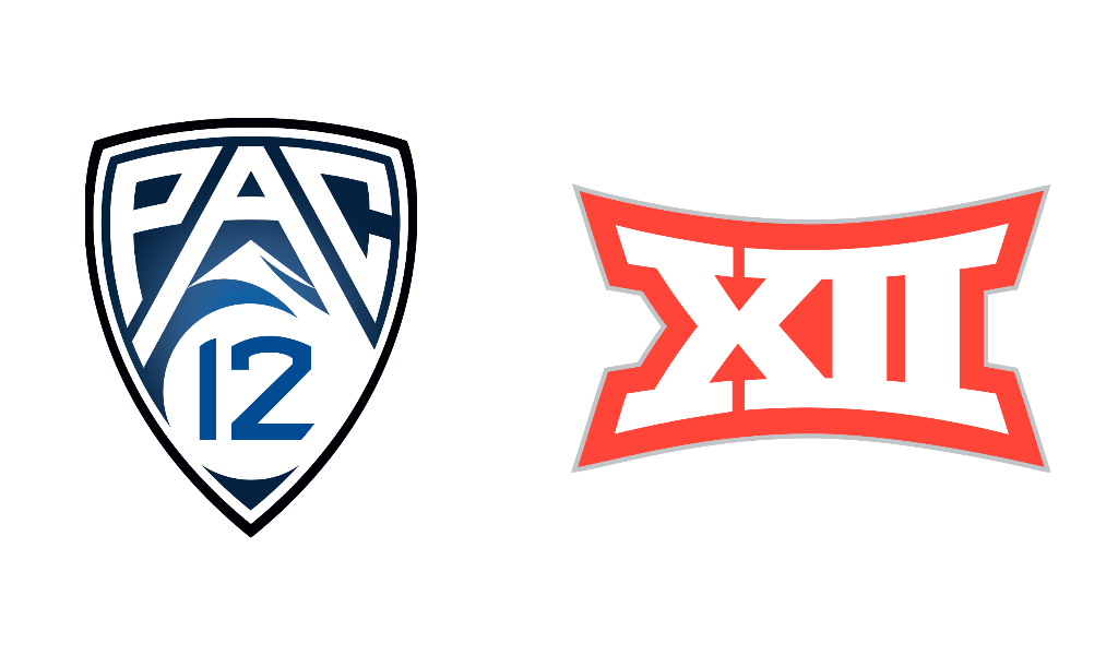 Pac-12 Logo and Big 12 Logo