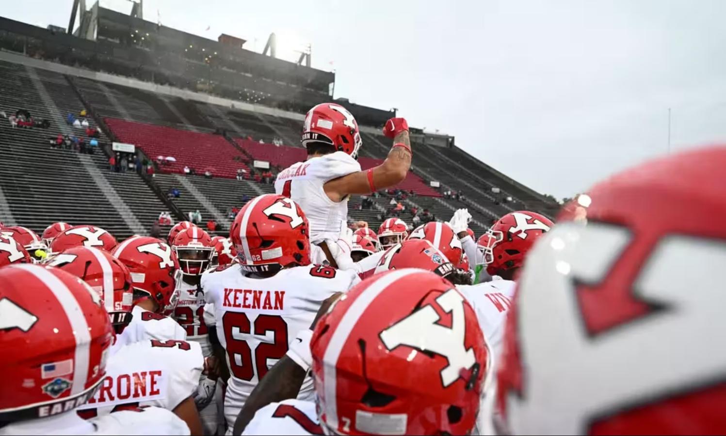 YSU football pregame before Mercyhurst