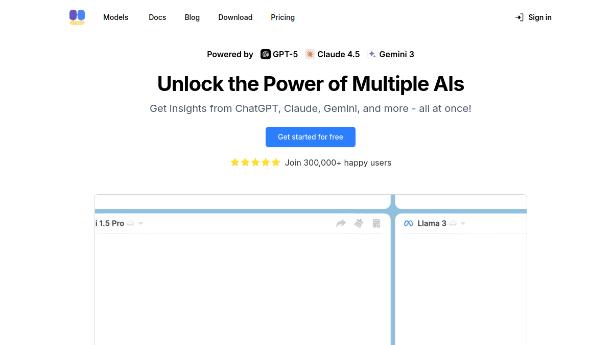 Screenshot of chathub