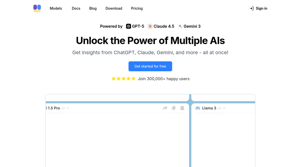 Screenshot of chathub