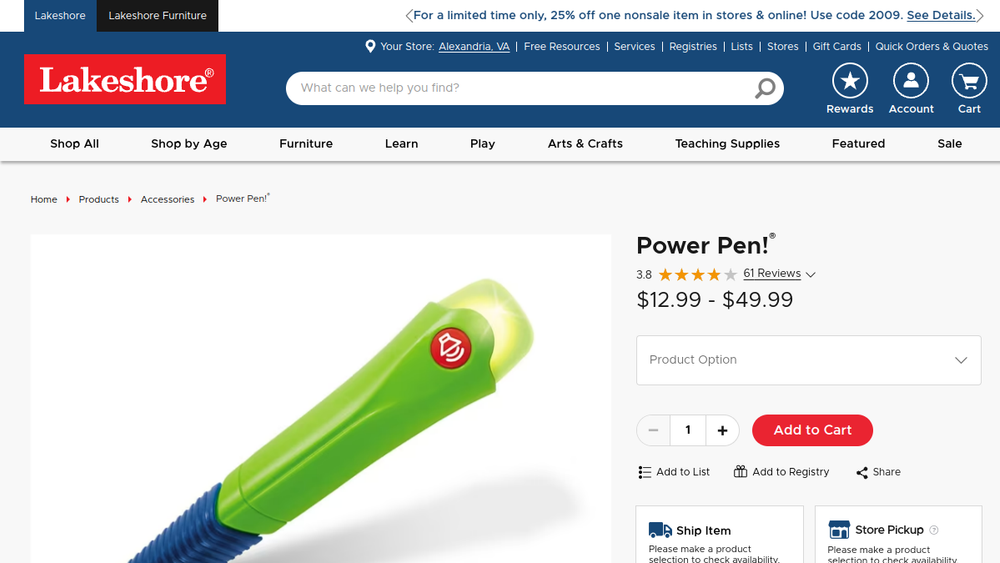 Screenshot of powerpen