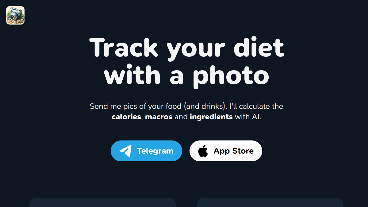 Screenshot of meals chat