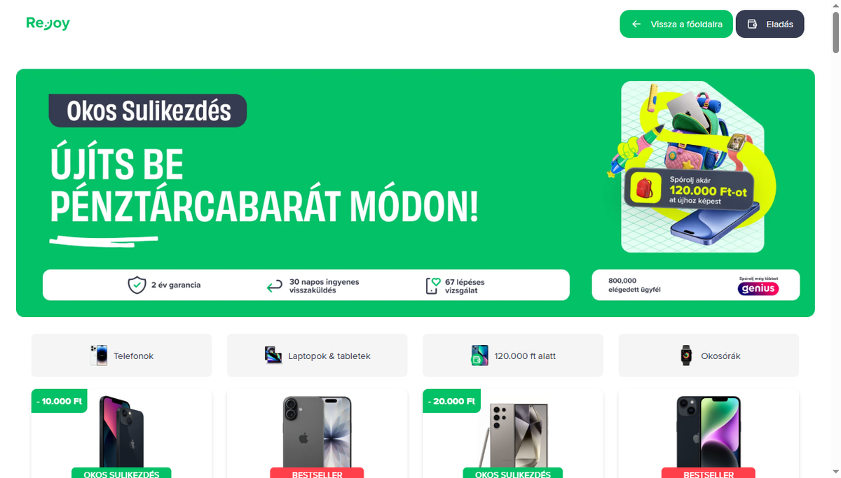Screenshot of rejoy