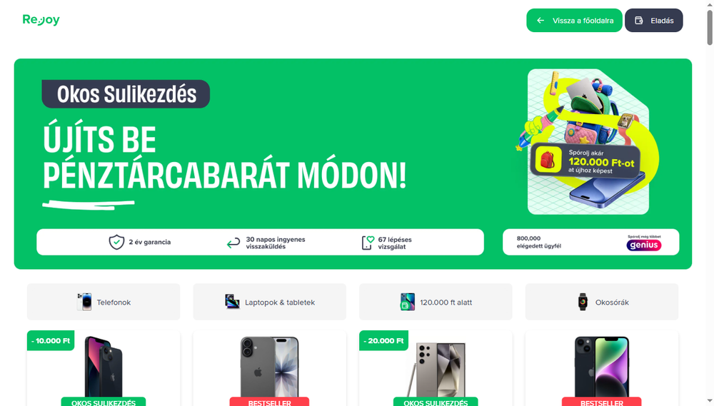 Screenshot of rejoy