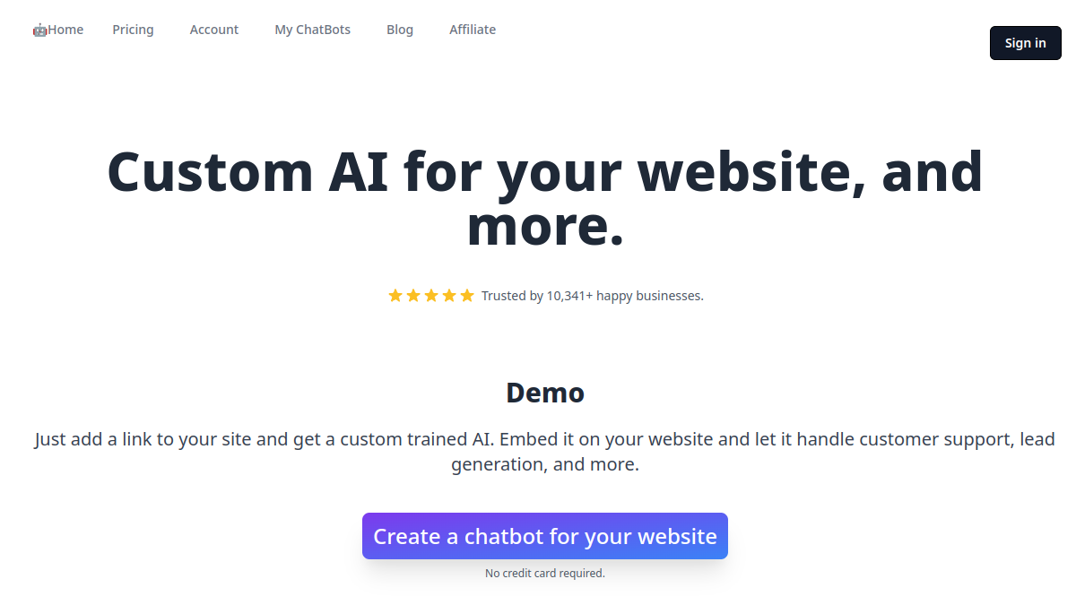 Screenshot of chatshape