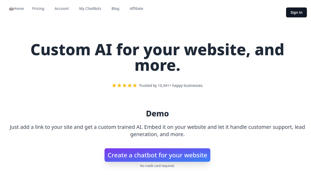 Screenshot of chatshape