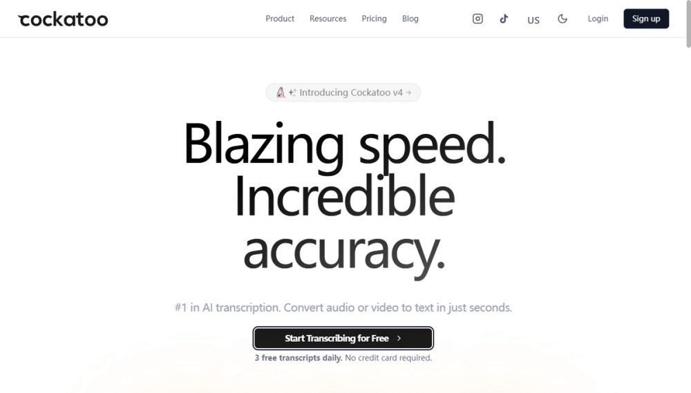 Screenshot of cockatoo