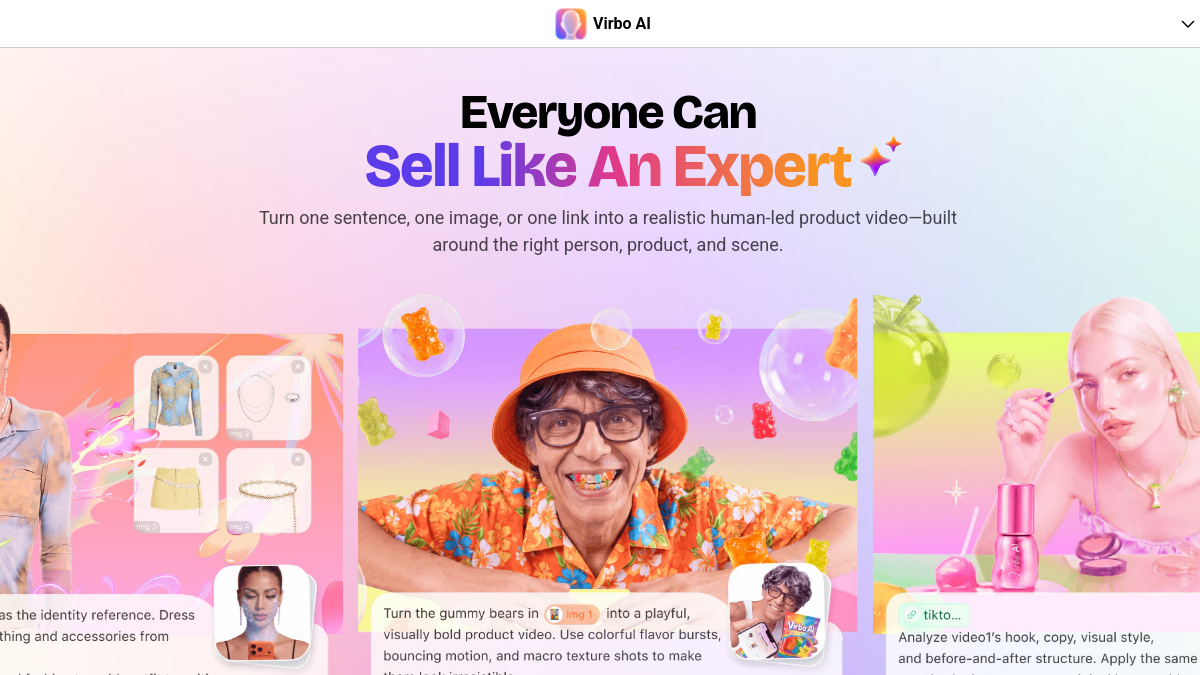 Screenshot of wondershare virbo