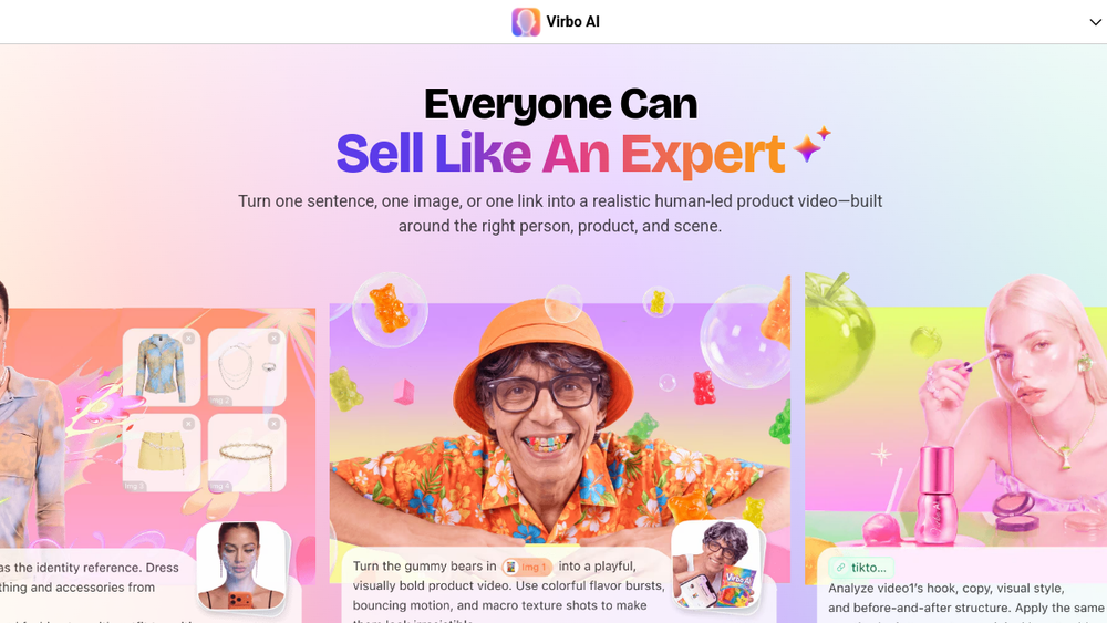 Screenshot of wondershare virbo