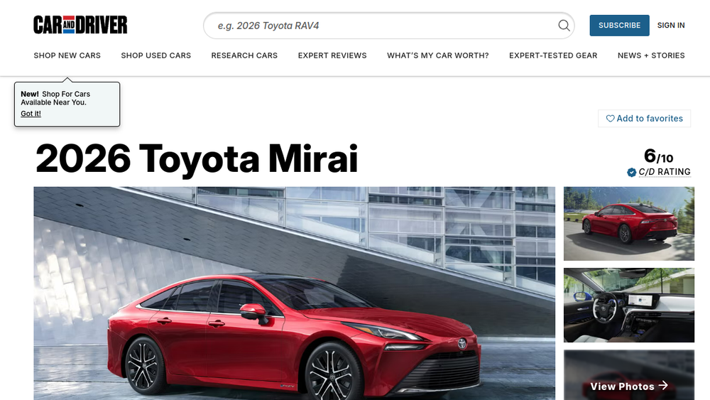 Screenshot of mirai