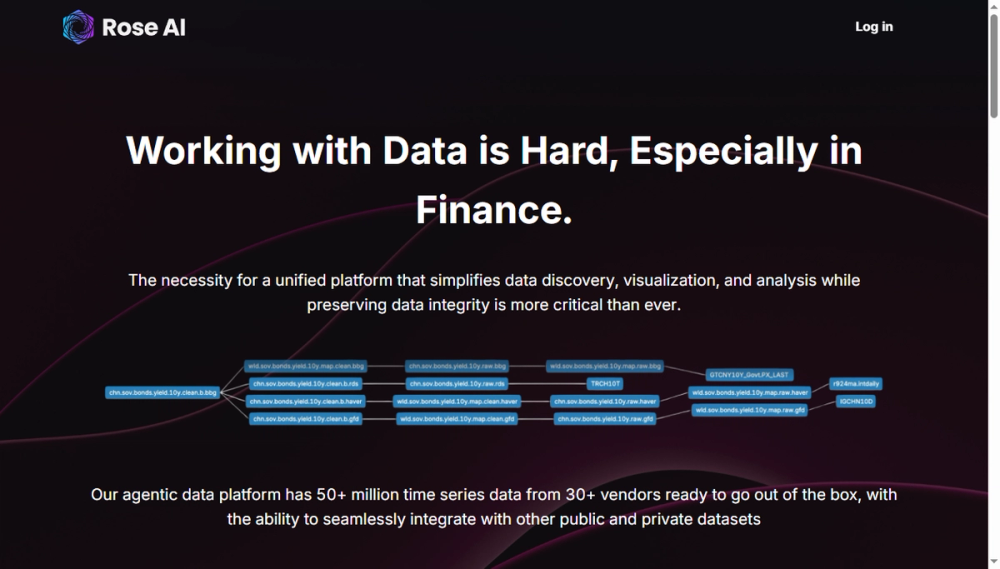 Screenshot of rose ai