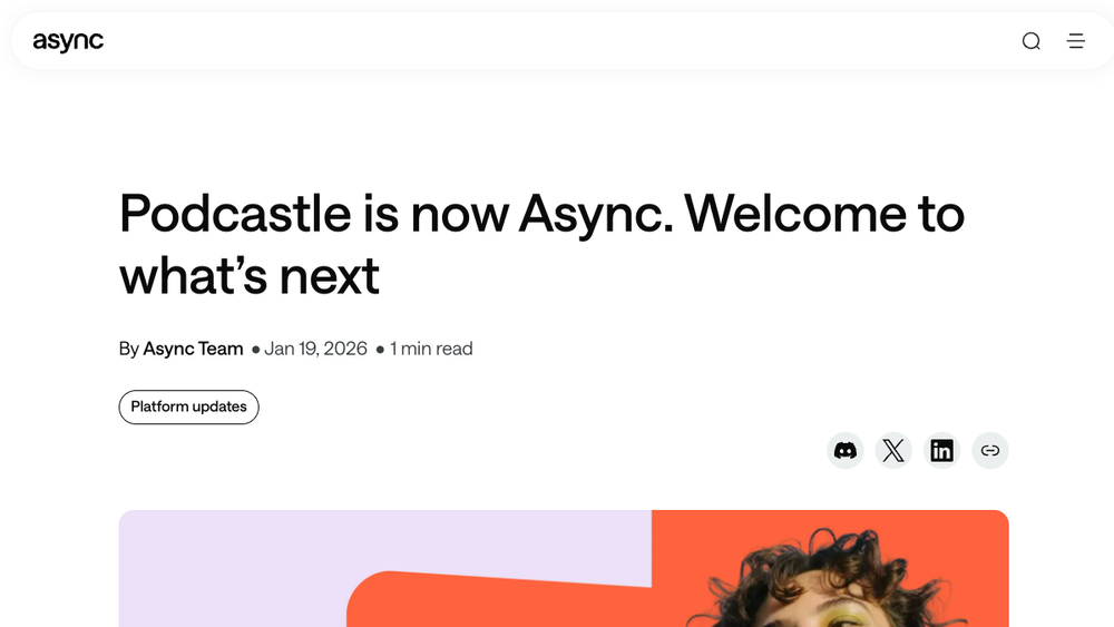 Screenshot of podcastle
