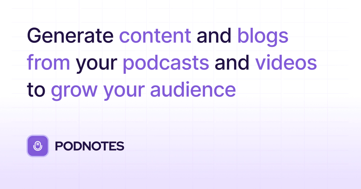 Screenshot of podnotes