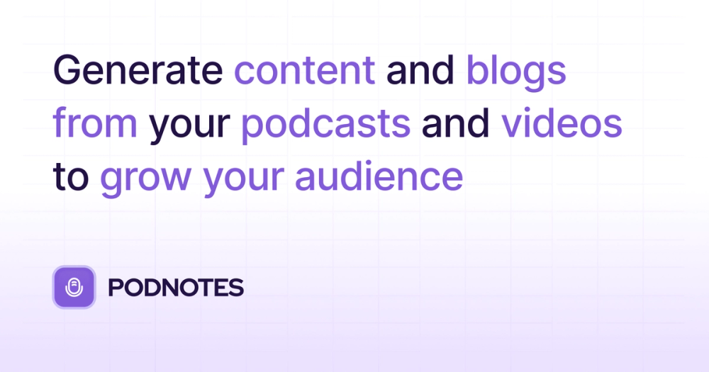 Screenshot of podnotes