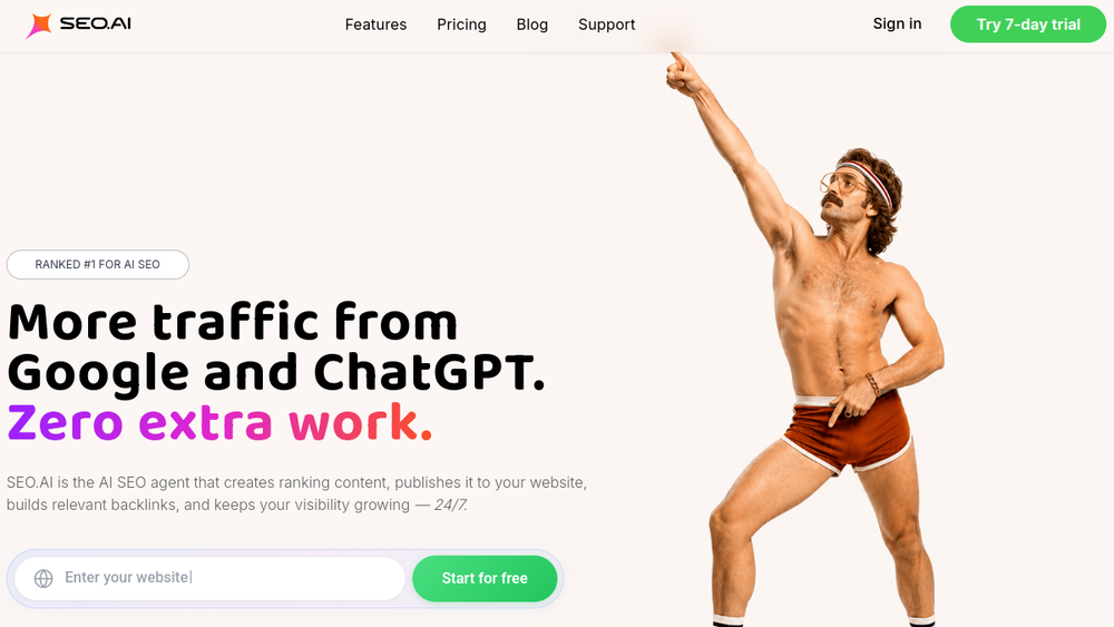 Screenshot of seo ai