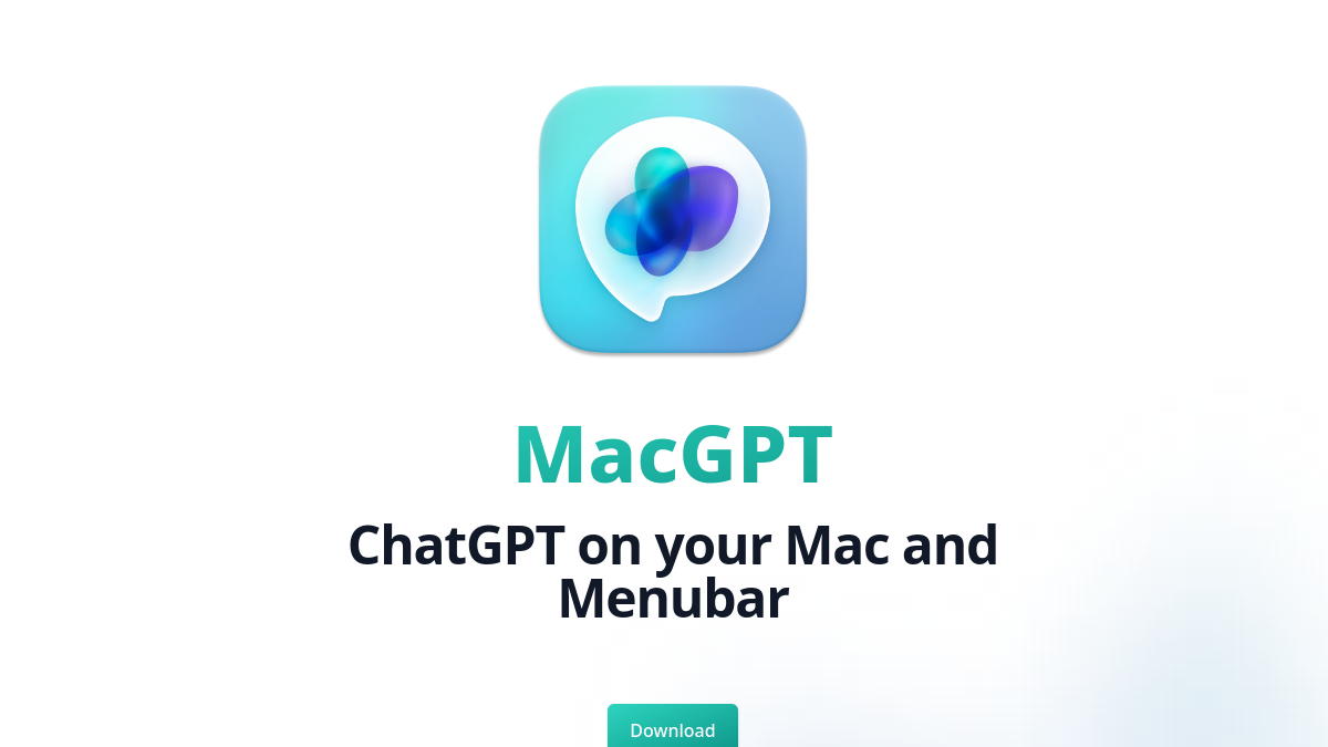 Screenshot of macgpt