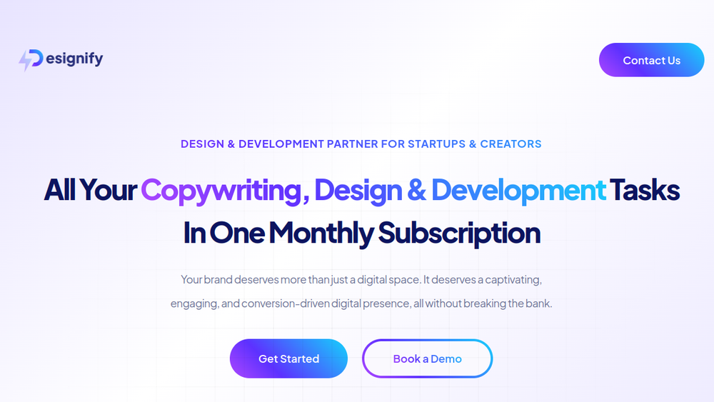 Screenshot of designify Screenshot of designify