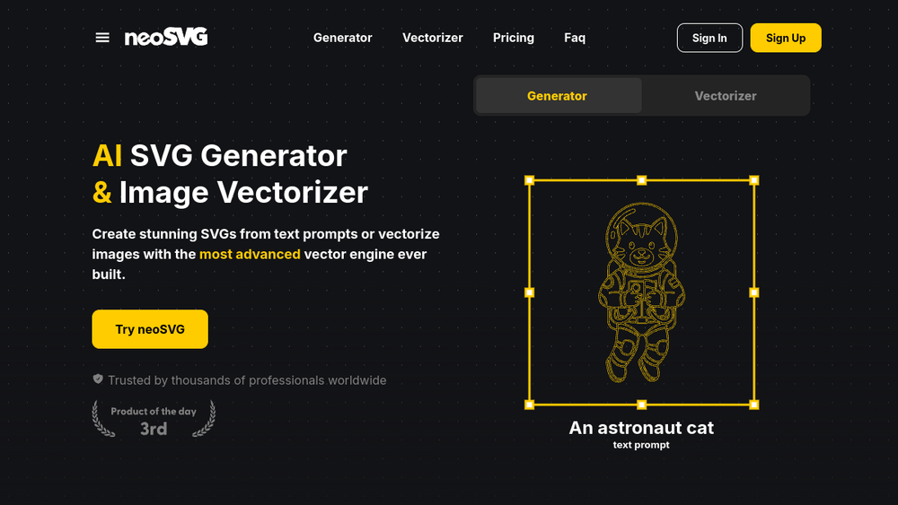 Screenshot of neosvg