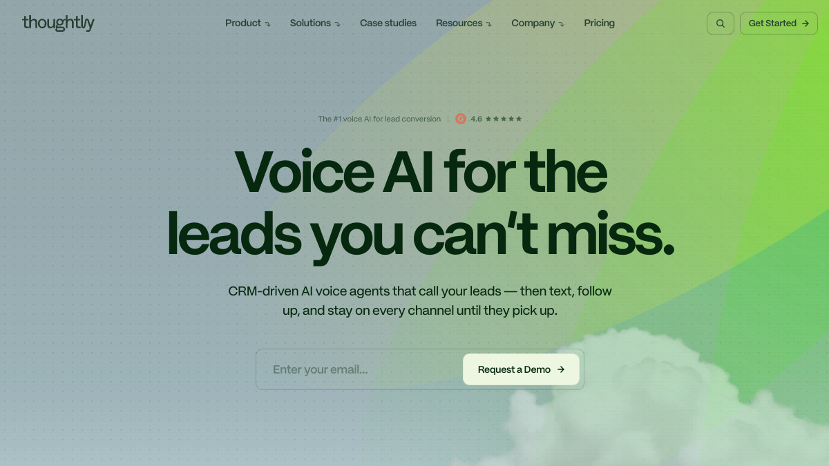 Screenshot of thoughtly