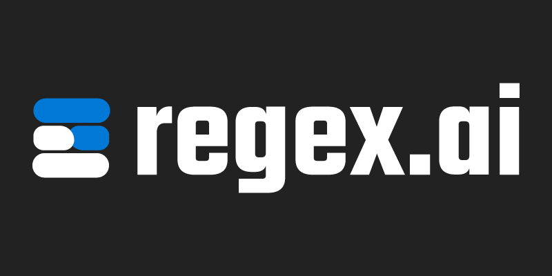 Screenshot of regex ai