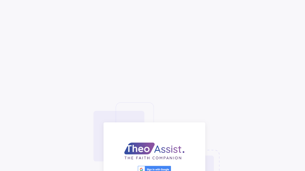Screenshot of theoassist