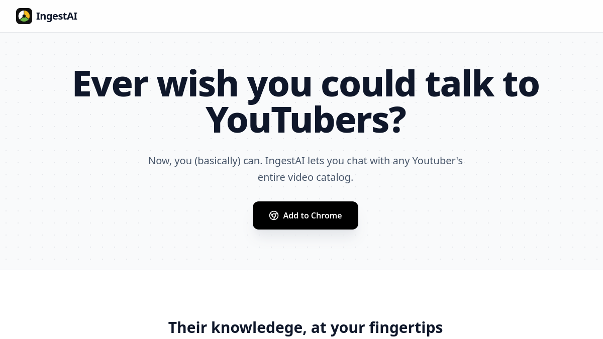 Screenshot of ingestai