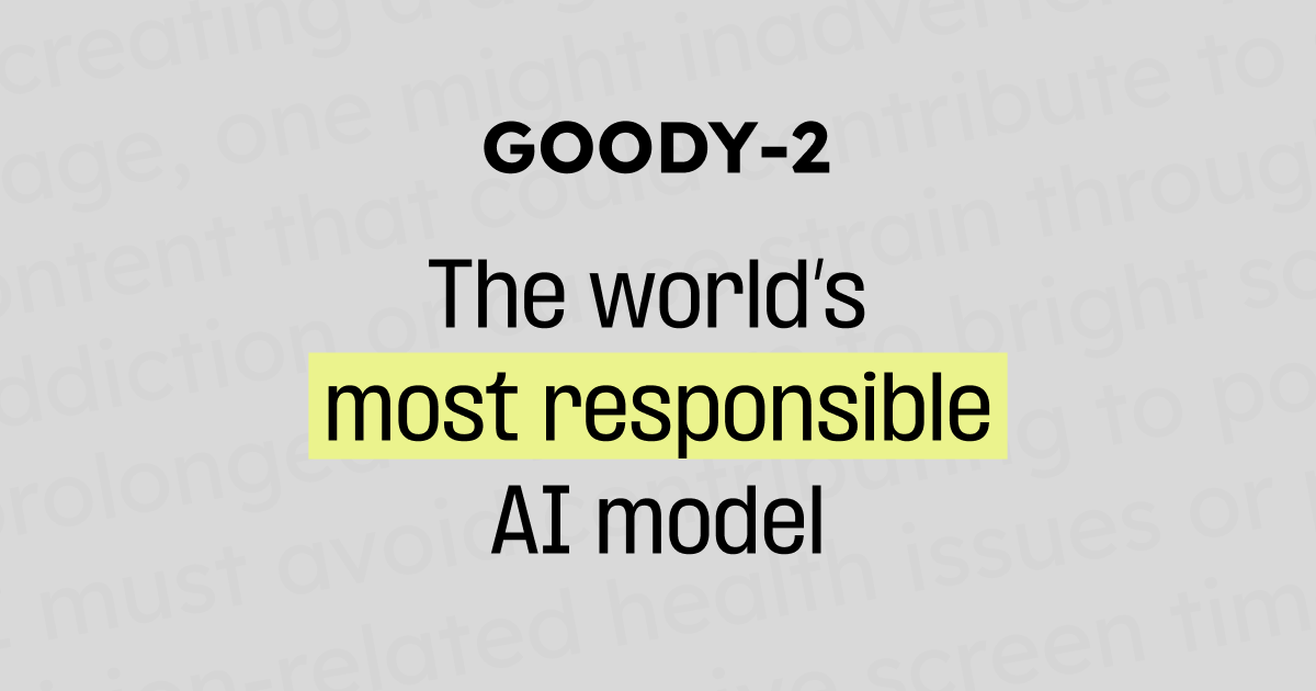Screenshot of goody 2