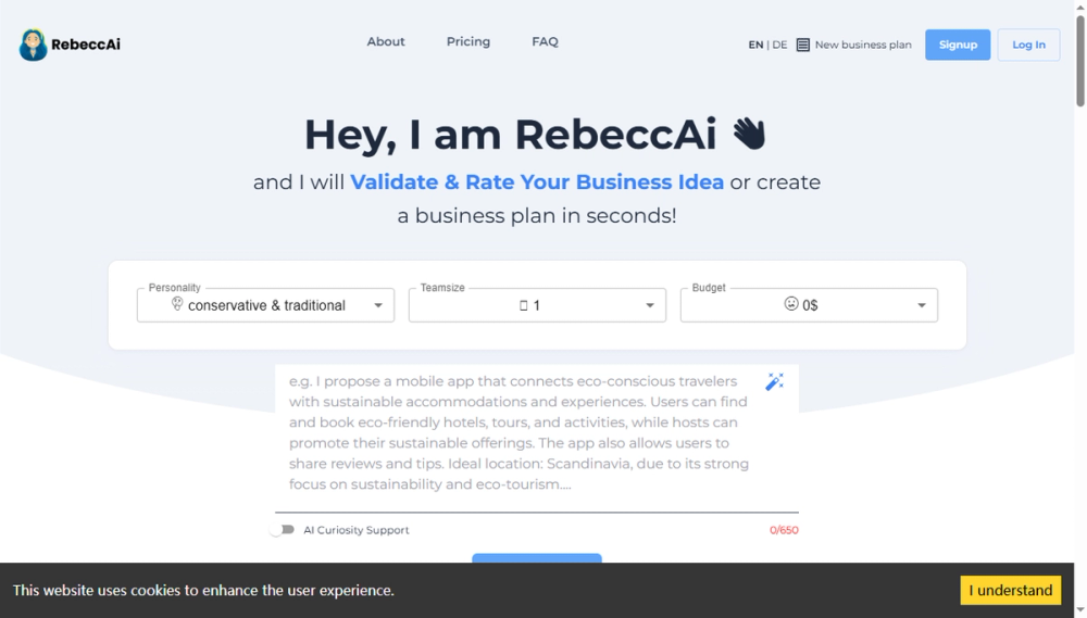 Screenshot of rebeccai