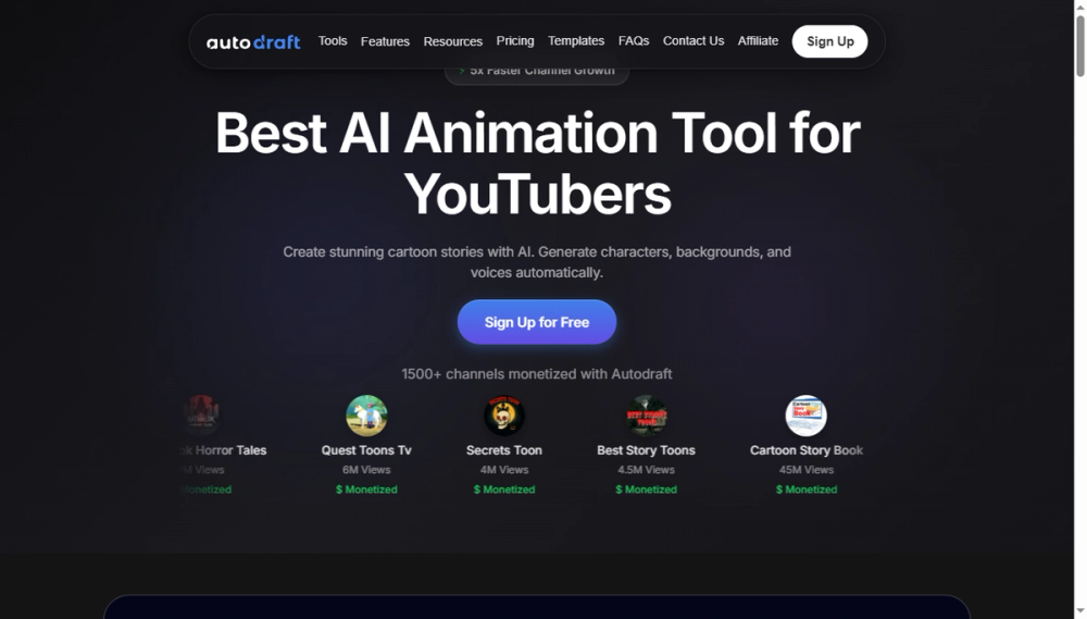 Screenshot of autodraft