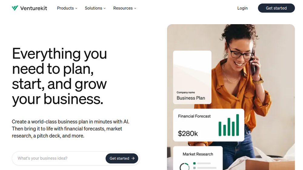 Screenshot of venturekit