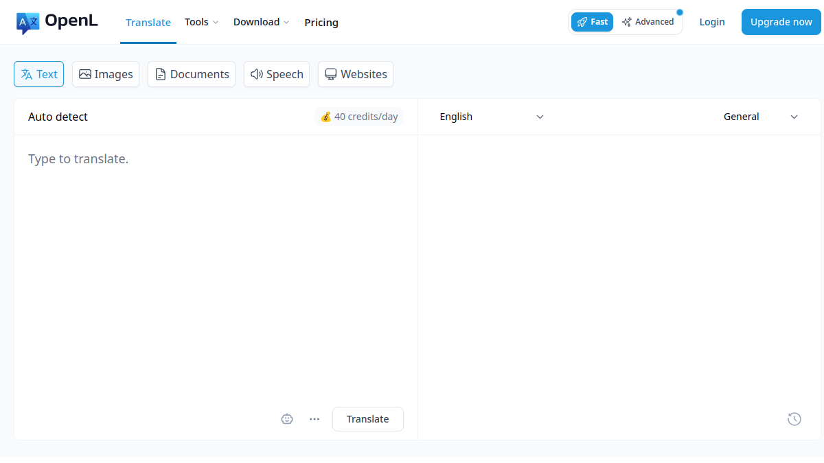 Screenshot of openl