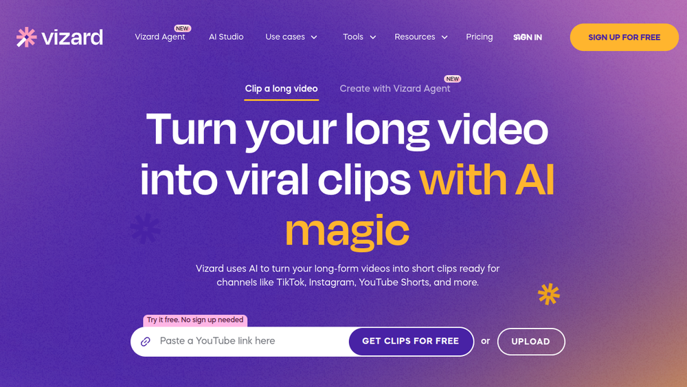 Screenshot of vizard