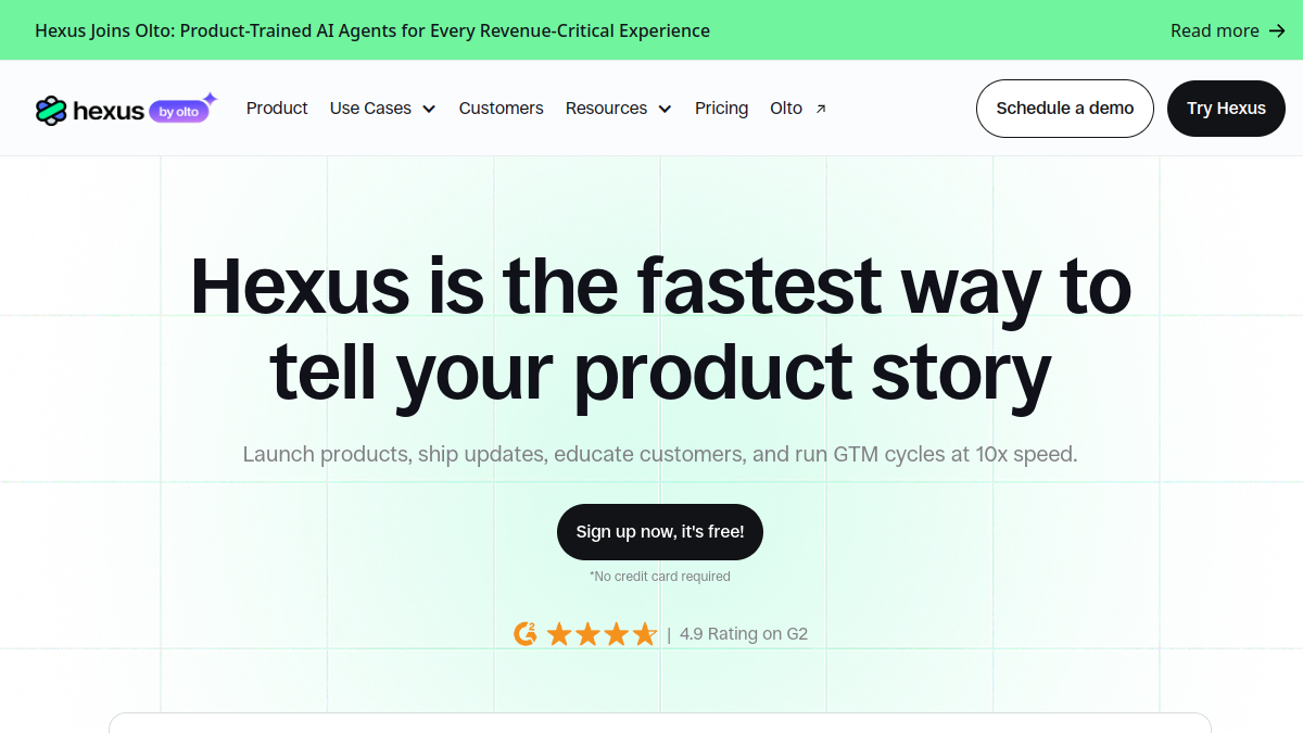 Screenshot of hexus