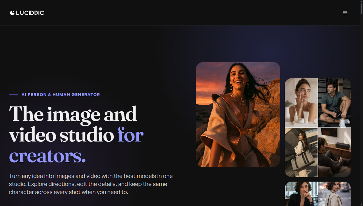 Screenshot of lucidpic