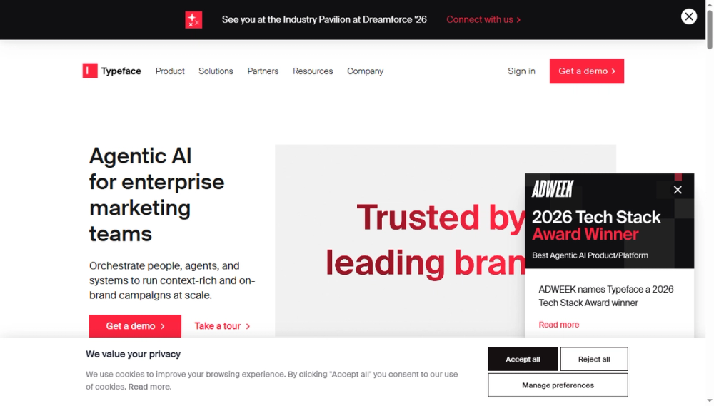 Screenshot of typeface