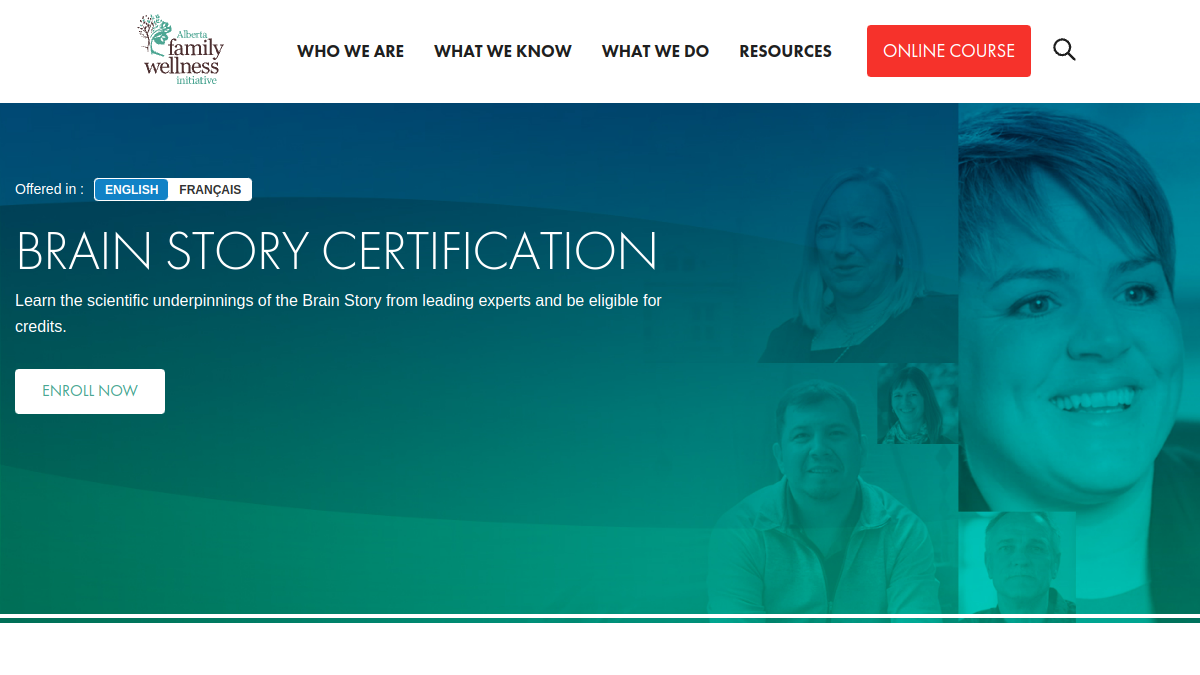 Screenshot of brainstory