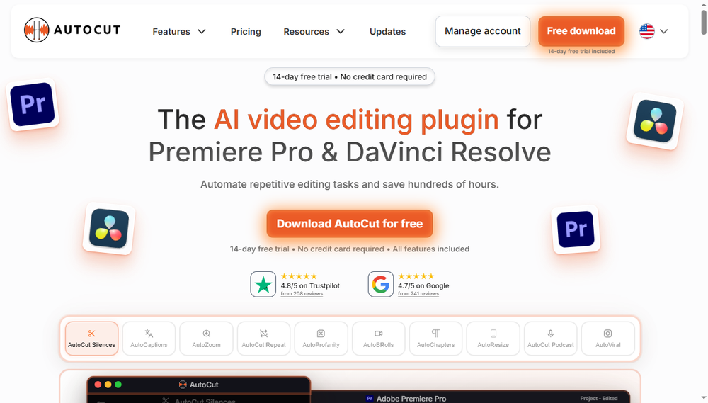Screenshot of autocut